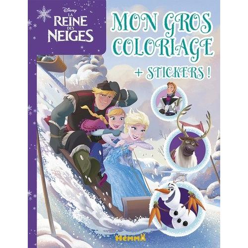 Mon Gros Coloriage La Reine Des Neiges + Stickers !