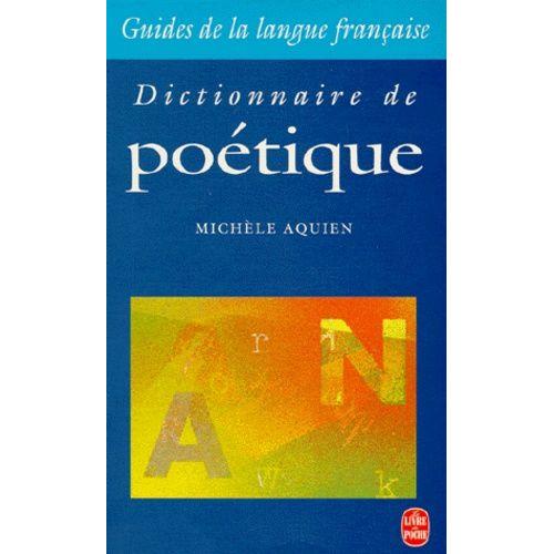 Dictionnaire De Poétique
