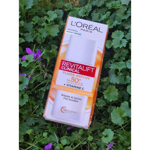 L'oréal Paris - Revitalift Clinical Fluide Anti-Uv Fps 50+, Taches, Rides, Teint 50 Ml 