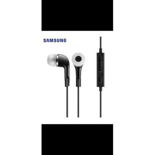 Original Casque Audio Ecouteurs Filaire Kit main libre Oreillette Prise Jack 3.5mm - Noir - Pour Samsung Galaxy A05 / A05s