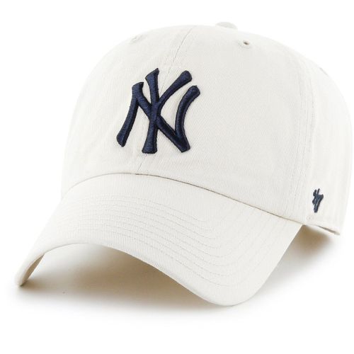 47 Brand Adjustable Cap - Clean Up Ny Yankees Natural