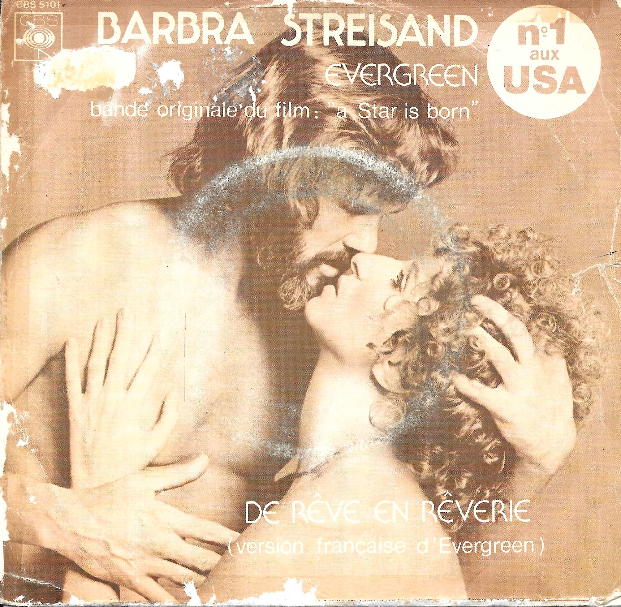 Barbra Streisand : Love Theme From "A Star Is Born" (Evergreen) / I Believe In Love [Vinyle 45 Tours 7"] 1976