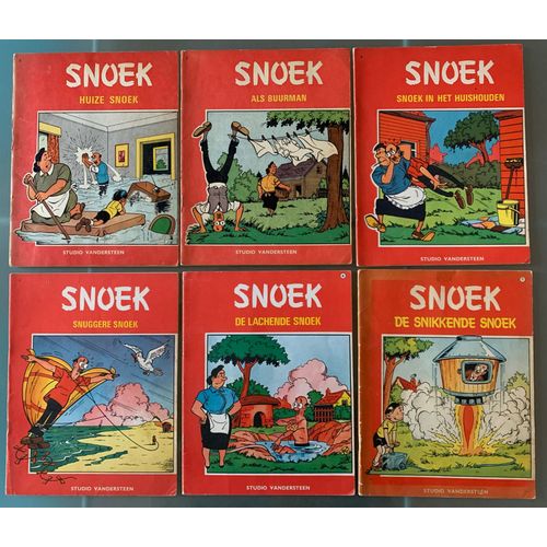 Lot 6 Volumes Snoek - 2ème Série - Studio Vandersteen - Standaard Uitgeverij