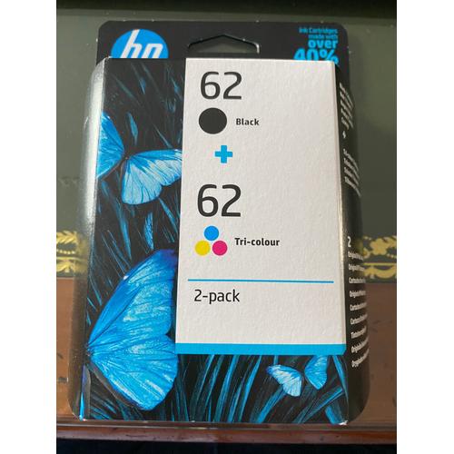 PACK HP 62 cartouches pour HP Office jet 200 noir + couleur