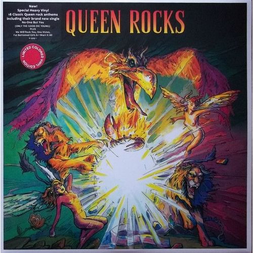 Queen - Queen Rocks - 2lp Gatefold Couleur Red Inclus Insert Réédition
