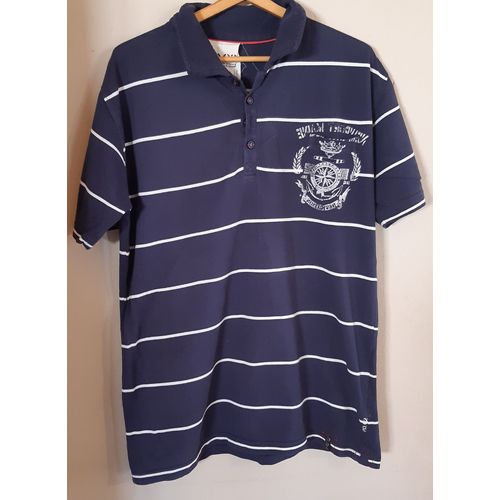 Polo Homme 100% Coton Style Marine - T.Xxl - Marque Angelo Litrico