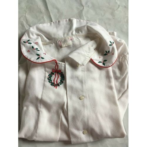 Chemisier Brodé Noël - Taille 12 Ans - Kidizz&amp Co - Fille