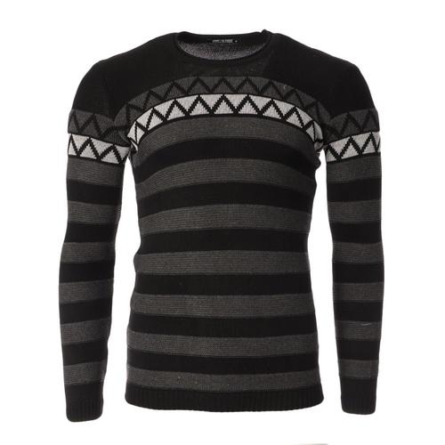 Pull Noir Homme Paname Brothers 2549