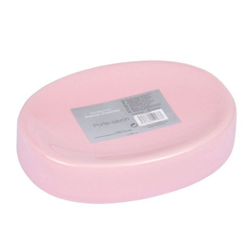 Porte Savon en Céramique "Vitamine II" 11cm Rose