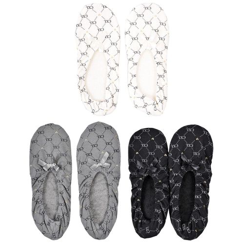 Pantoufles Femme Cxl By Lacroix Pack De 3 Ballerines 2586