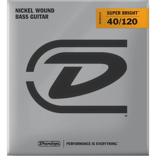 Dunlop Dbsbn40120s - Jeu Basse Sb - Nickel Short 40-120 - 5 Cordes