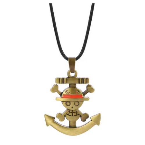 Collier - Tour De Cou Métal Singe D. Luffy Vintage Crâne
