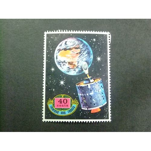 51 Trinidad Tobago 1971 / Satellite Et La Terre Satellite Et La Terre / Yvert 296 Fu