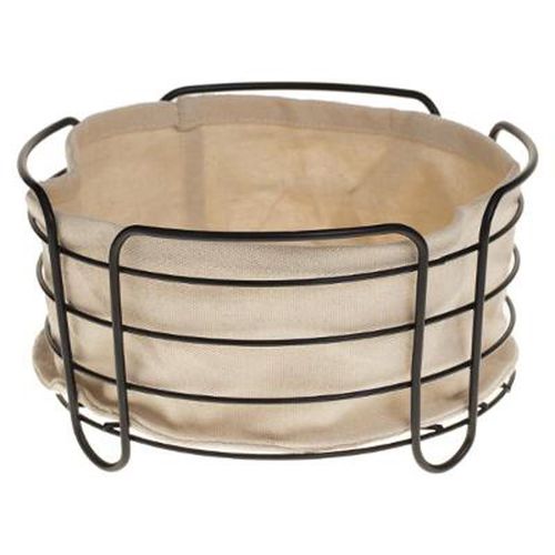 Panier Multi-Usage En Métal "Bistrot" 21cm Blanc