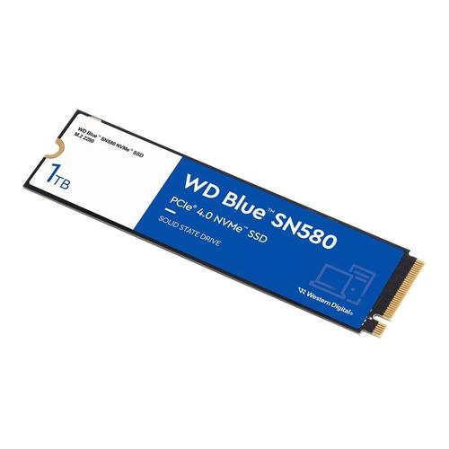 WD Blue SN580 WDS100T3B0E - SSD - 1 To - interne - M.2 2280 - PCIe 4.0 x4 (NVMe)