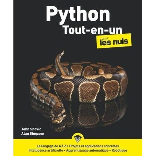 Python Tout En Un Pour Les Nuls
