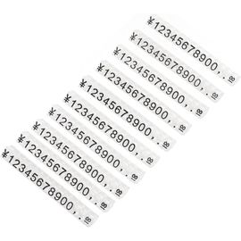 Lot De 10 Cubes D'affichage De Prix, Mini étiquettes De Prix En Métal 3D, Kit De Support Réglable Et Amovible Pour Affichage Des Prix De Magasin (doré/GBP