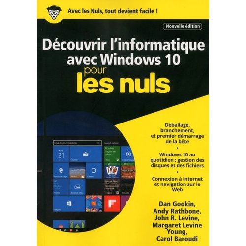 Découvrir L'informatique Avec Windows 10 Pour Les Nuls