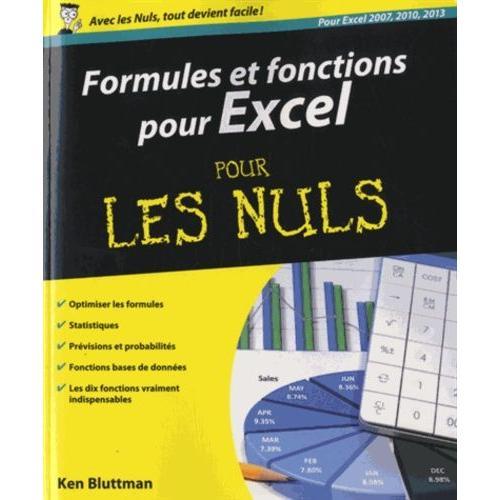 Formules Et Fonctions Pour Excel Pour Les Nuls