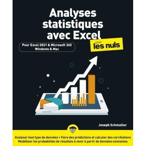 Analyses Statistiques Avec Excel Pour Les Nuls