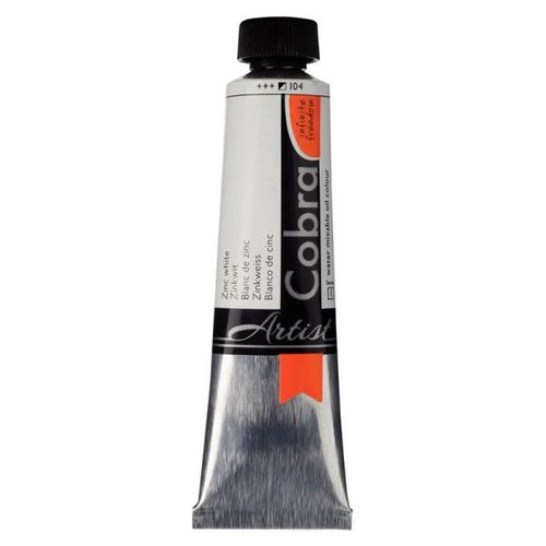 Peinture À L'huile - Cobra - Artist - Blanc De Zinc - 104 - Tube De 40ml