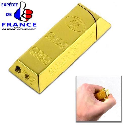 Briquet Lingot Or - En Métal -