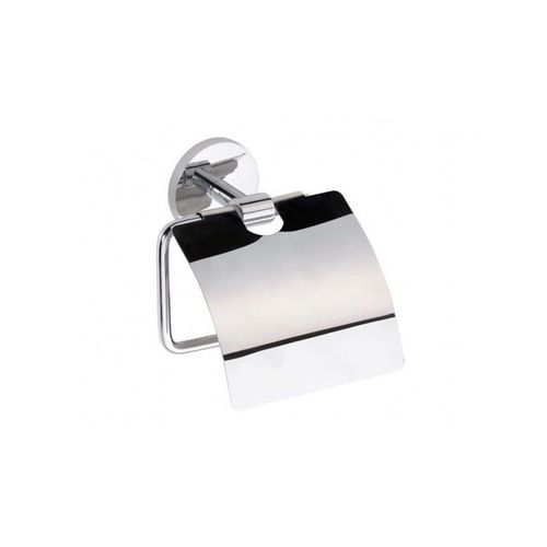 Dérouleur papier toilette avec couvercle ALFA en zinc 5,5 x13,5x13,8cm--