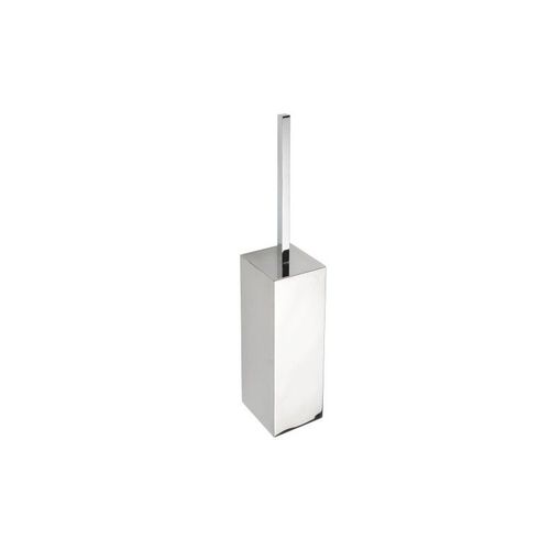 Goupillon de toilette mural en chrome PLAZA 8,5x8,5x44,5 cm--