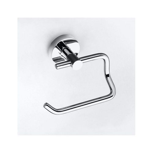 Dérouleur papier toilette sans couvercle OMEGA en chrome 13,5x10x9cm--