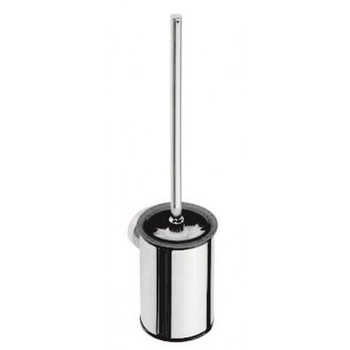 Goupillon de toilette mural brosse OMEGA en chrome 38,5x12cm-Noir-Noir--
