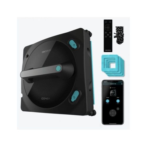 Robot lave-vitre 4 en 1 Windroid 1490 TwerkingSpray connecté-Noir-Noir--