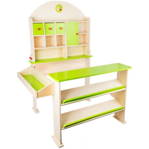 Stand De Marchande Jour Du Marché << Tsena >> En Bois 87x78x112 Cm--