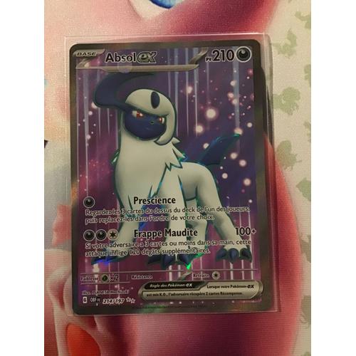 Absol Ex Full Art 214/197 Série Écarlate Et Violet Flammes Obsidiennes