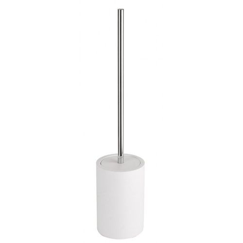 Goupillon de toilettes GAMMA en résine mat 45,5 x9,8 x9,8 cm à poser-Blanche-Blanche--