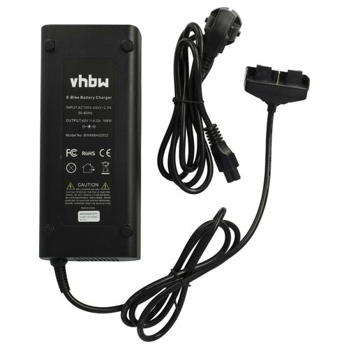 Vhbw Chargeur Compatible Avec Bosch Classic Line 36v, Performance Line (Bdu2xx) Batteries, Vélos Électriques, E-Bike - Pour Batteries