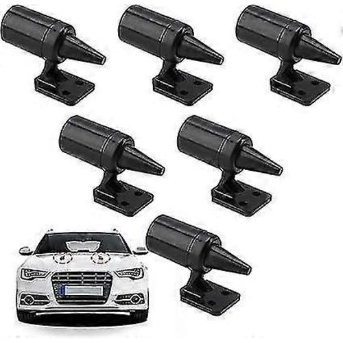 6 pcs sifflet de cerf de voiture, sifflets à ultrasons auto-adhésifs pour véhicules, sifflet d¿avertissement d¿animaux sauvages de la route, dispositifs anti-cerf de cerf pour voiture moto tr