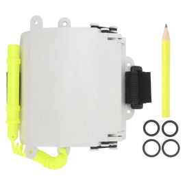 Ardoise D¿Écriture De Poignet De Plongée Sous-Marin Réglable D¿Écriture D¿Ardoise Avec Accessoire De Plongée Au Crayon