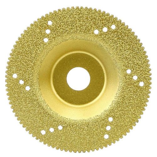 Wenyi Lame de scie diamantée Métal Fonte Fibre de verre Marbre Coupe Disque de meulage 100 x 25mm