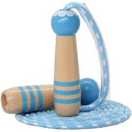 Corde À Sauter Pour Enfants, Corde À Sauter En Coton Réglable De 7 Pieds Avec Manche En Bois Pour Les Garçons Et Les Filles Fitness Exercice En Plein Air