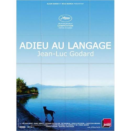 Adieu Au Langage - Véritable Affiche De Cinema Pliée - Format 120x160 Cm - De Jean-Luc Godard Avec Héloïse Godet, Zoé Bruneau, Kamel Abdelli, Richard Chevallier, Jessica Erickson - 2014