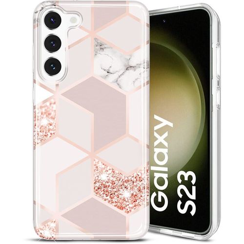 Coque Pour Samsung Galaxy S23 Design Mince Et Élégant Tpu Résistant Anti-Rayures Rose - E.F.Connection