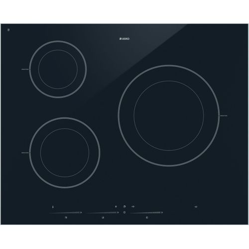 ASKO HI1633G - Table de cuisson à induction - 3 plaques de cuisson - Niche - largeur : 56 cm - profondeur : 49 cm - noir