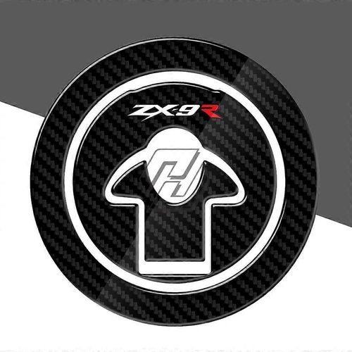 Décalcomanies De Protection De Bouchon De Réservoir De Carburant De Moto 3d Aspect Carbone Pour Kawasaki Ninja Zx-9r Zx 9r (Zx900) 1994-1999