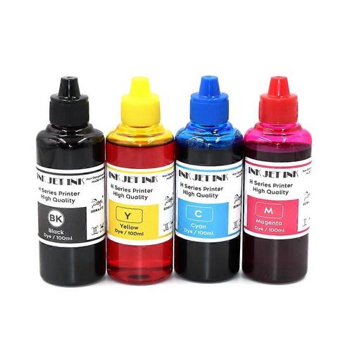 4 * 100ML Recharge Encre à colorant pour HP952 953 954 955 pour HP OfficeJet Pro 7720 7740 8710 8216 8710 8715 8720 8725 8730 8740 Imprimante