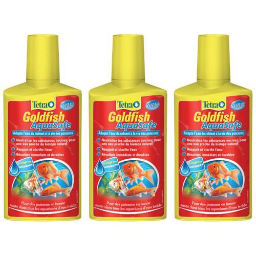 Traitement De L'eau Tetra Goldfish Aquasafe (Lot De 3)