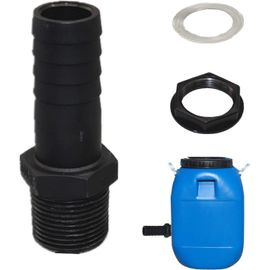 Recuperateur Eau Raccord Citerne Eau De Pluie 3/4 - Laiton - Pour Robinet Ou Tonneau Raccordement Tonneau