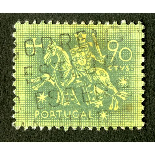 Timbre Oblitéré Portugal, 90 Ctvs