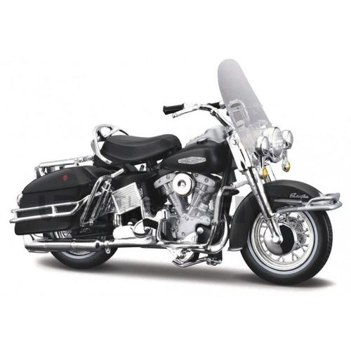 Maisto 1/18 20-21916bk Harley-Davidson Flh Electra Glide - 1966 Diecast Modelcar-Maisto