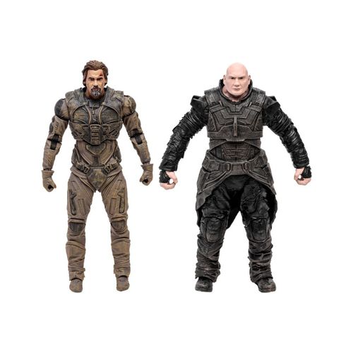 Dune, Deuxième Partie Pack 2 Figurines Gurney Halleck & Rabban 18 Cm