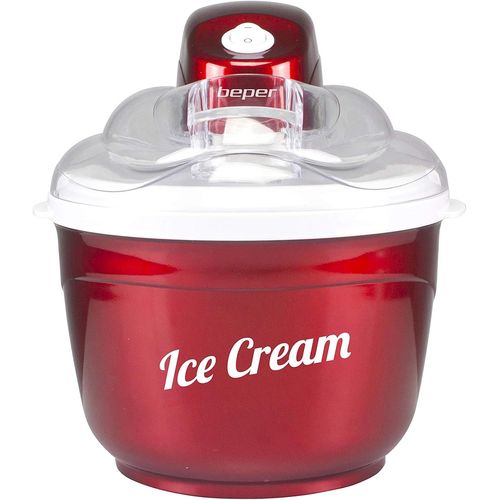 Chenquansarl-P102gel001 Sorbetière Automatique, Aluminium/Abs, 1.5 L, Rouge
